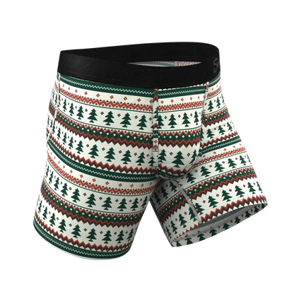 The Stuffed Stocking | Fair Isle Christmas Tree Ball Hammock® Pouch Underwear