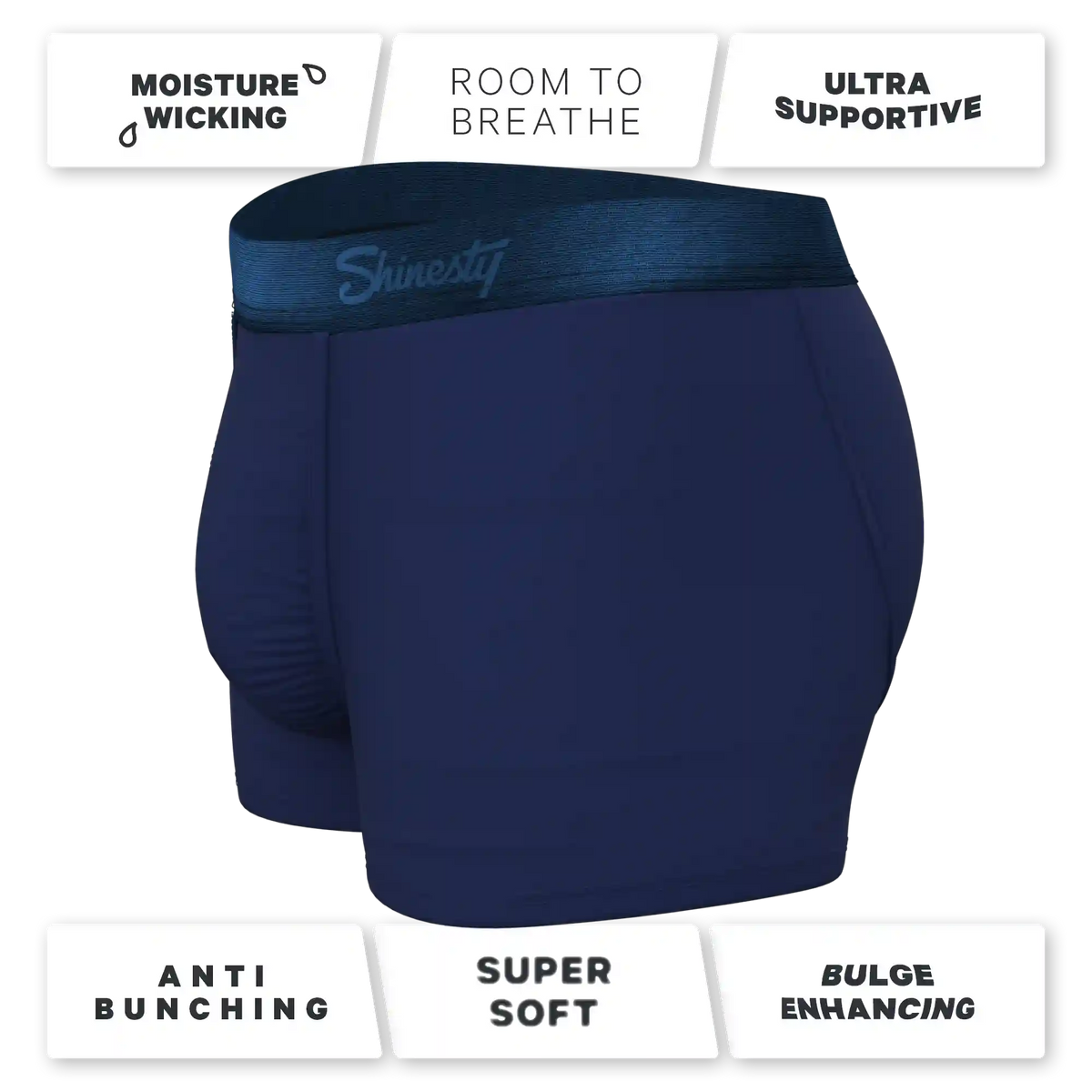 The Navy Jones | Tonal Navy Ball Hammock® Pouch Trunks Underwear