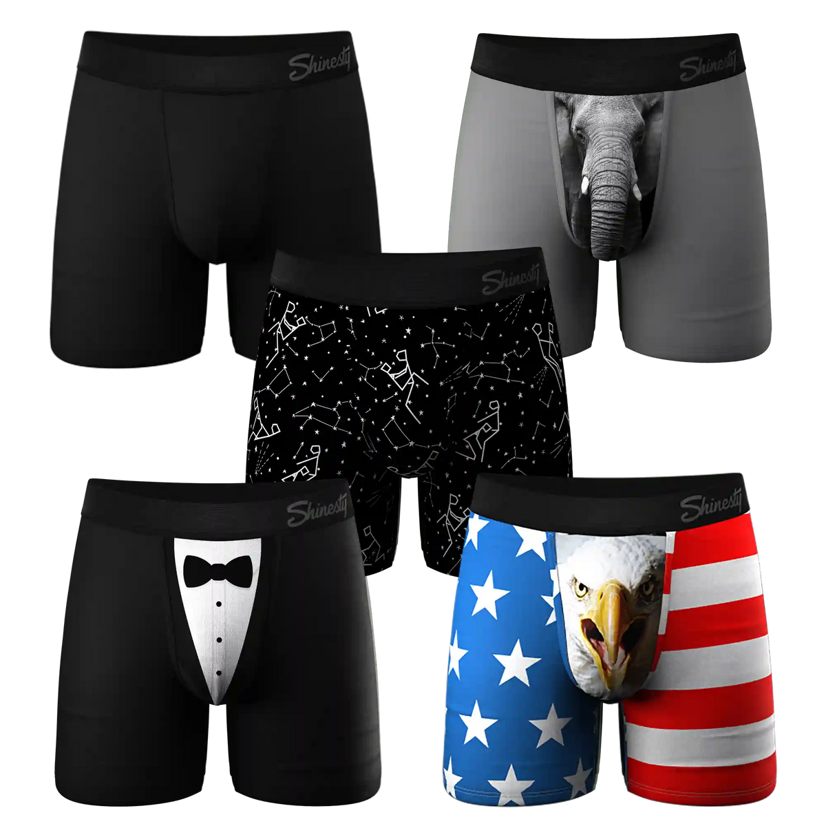The Ultra Cores Mix | Ball Hammock® Boxer Brief 5 Pack