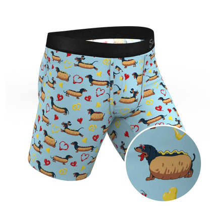The Lovely Wiener | Wiener Dogs Ball Hammock® Boxer - Long Leg