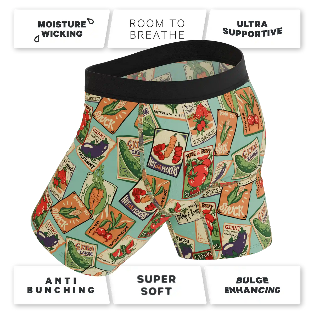 The Need For Seed | Seed Packet Ball Hammock® Boxer - Long Leg