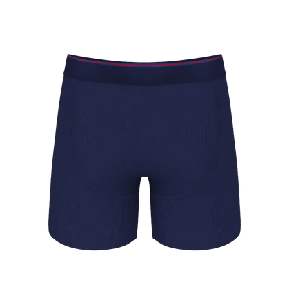 The Blueberry Pie | Red Tip Navy Ball Hammock® Pouch Underwear