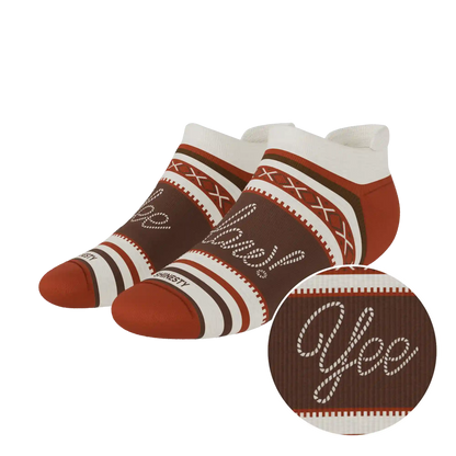 The Yee Haw | Lasso Heel Hammock™ Ankle Socks