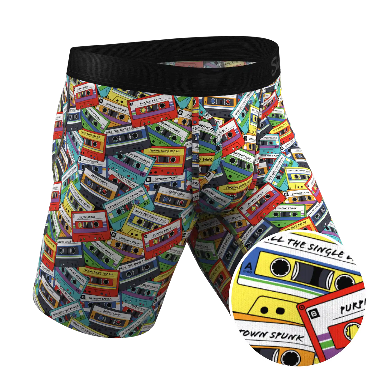 The Mixtape | Cassette Tapes Ball Hammock® Boxer - Long Leg