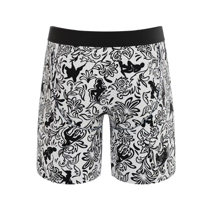 The Racy & Lacy | Provocative Lace Print Ball Hammock® Boxer - Long Leg