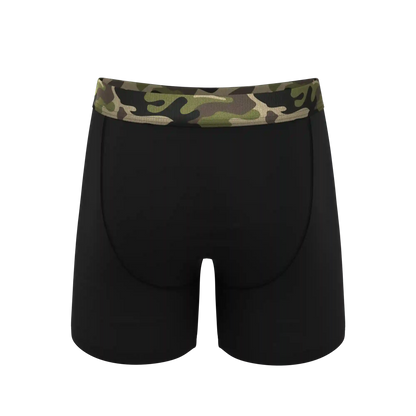The Midnights | Black and Camo Ball Hammock® Pouch Underwear With Fly