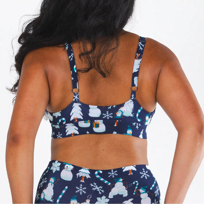 The Big Blizzard | Naughty Snowmen Boob Hammock™ Plunge Bralette