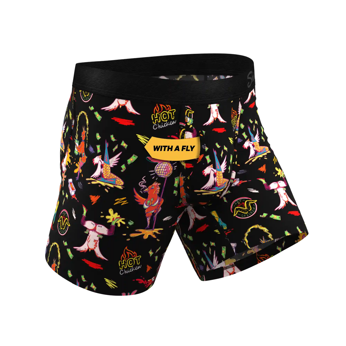 The Chicken Strips | Dancing Chickens Ball Hammock® Pouch Underwear With Fly