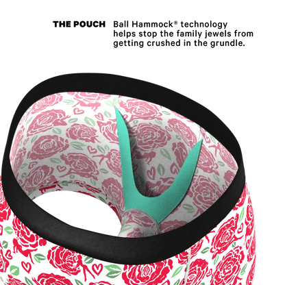 The Bloom With A View | Naughty Roses Ball Hammock® Pouch Trunks Underwear