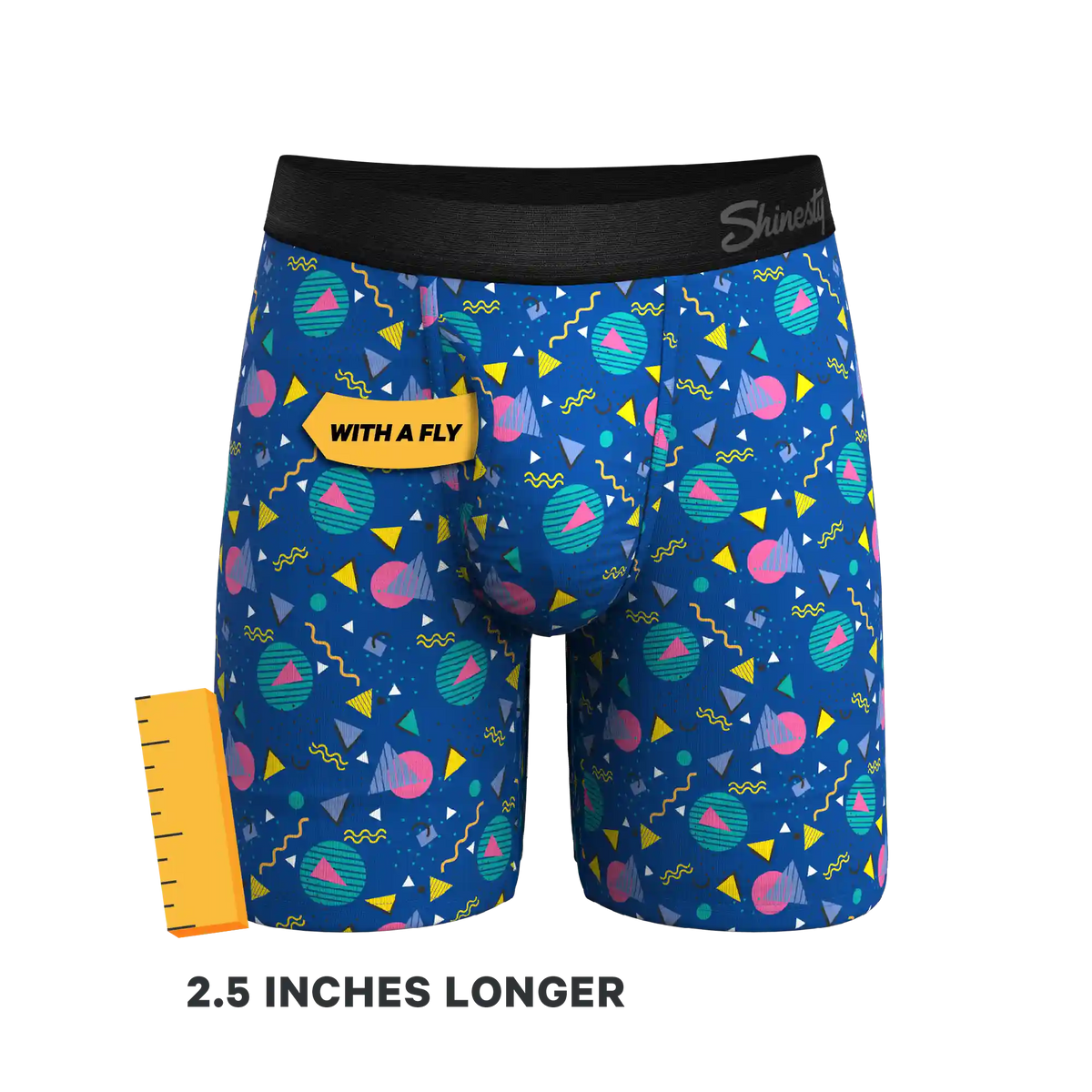 The Bus Stop | Retro Shapes Ball Hammock® Boxer - Long Leg