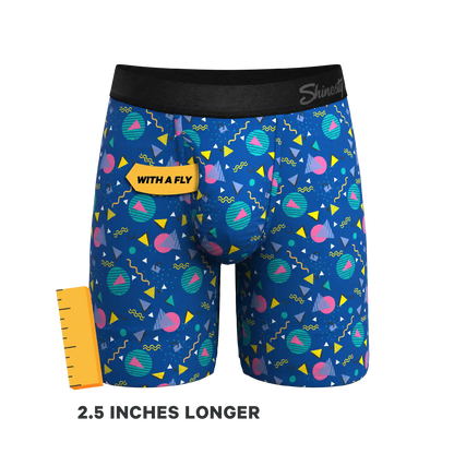 The Bus Stop | Retro Shapes Ball Hammock® Boxer - Long Leg