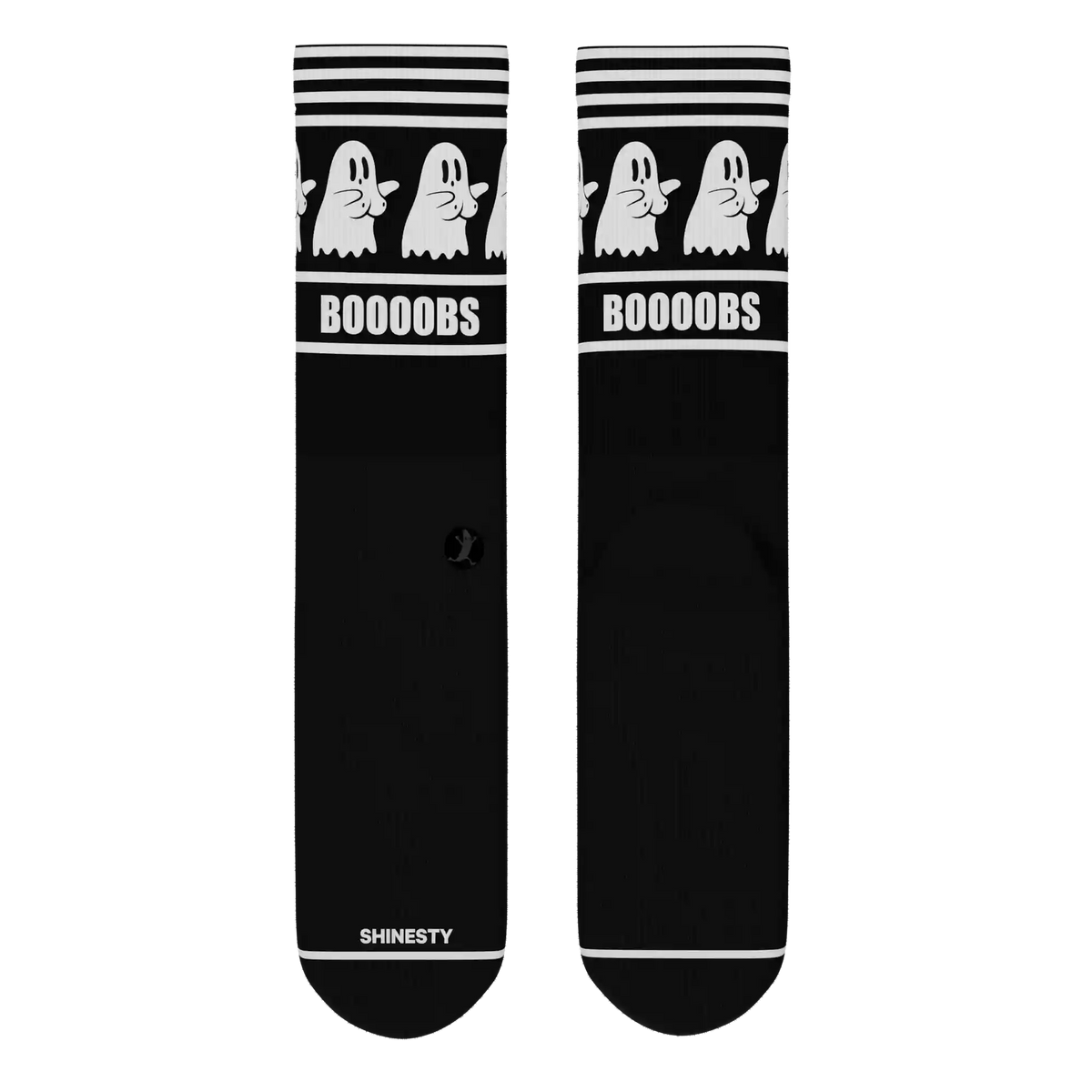 The Ghoul Next Door | Busty Ghost Heel Hammock™ Crew Socks