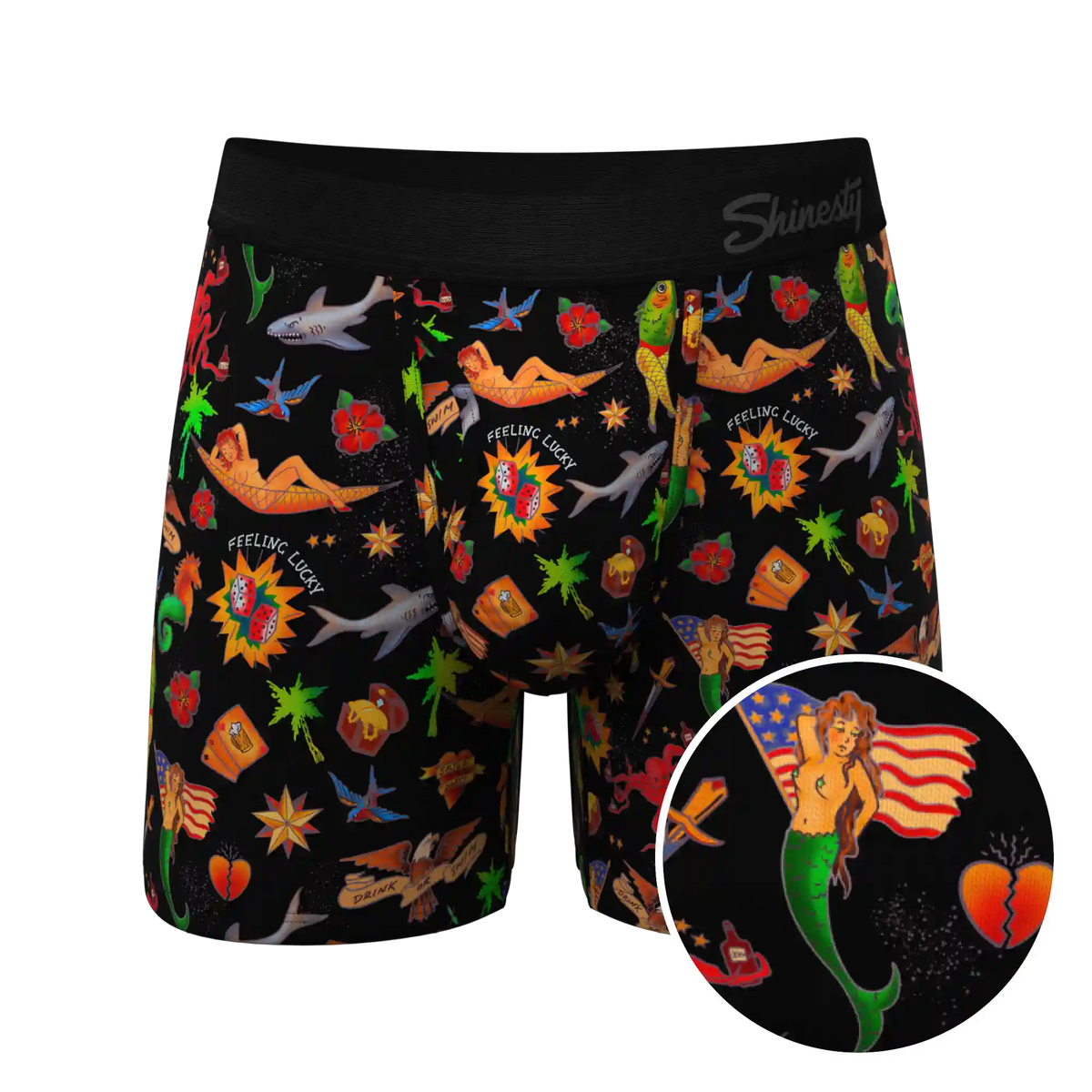 The Tight Ship | Sailor Tattoos Ball Hammock® Pouch Underwear With Fly