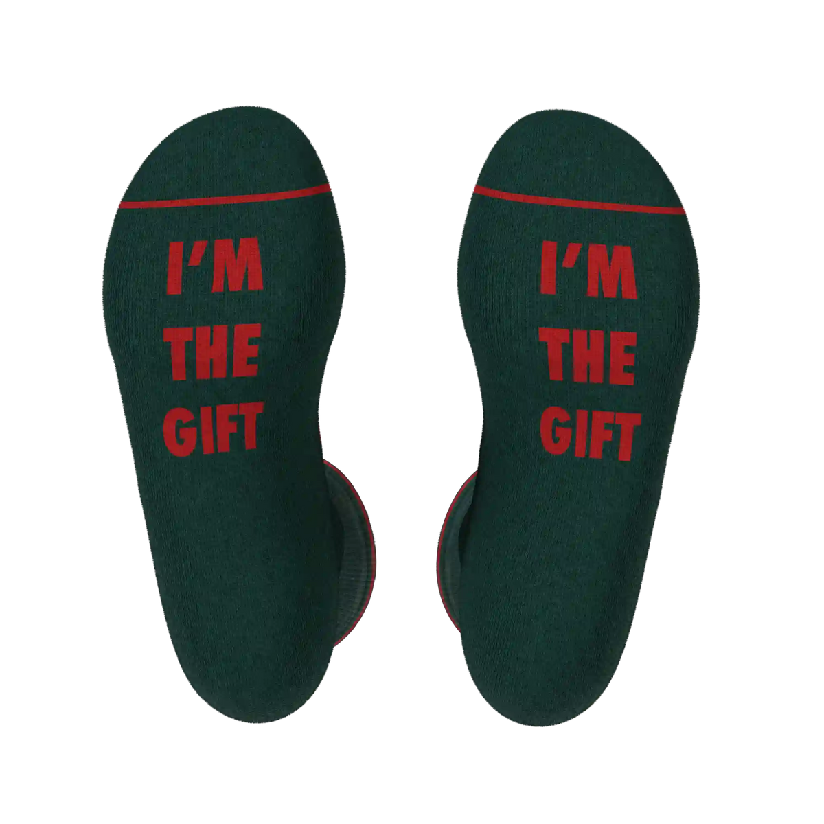 The Bow On Top | Ribbon Present Heel Hammock™ Crew Socks