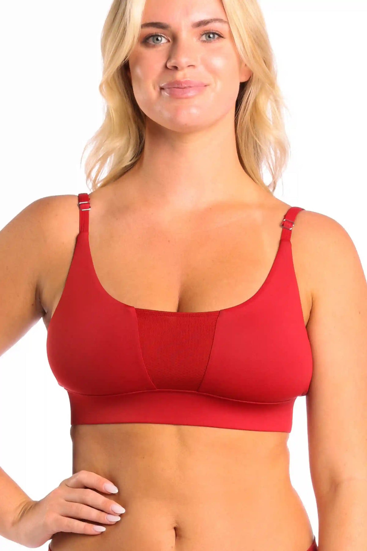 The Cherry Pie | Burgundy paradICE™ Boob Hammock™ Cooling Bralette