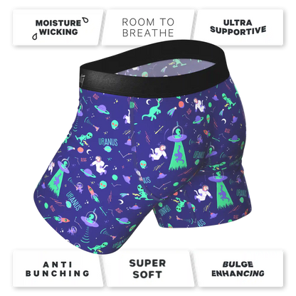 The Sensual Abduction | Alien Ball Hammock® Pouch Underwear With Fly
