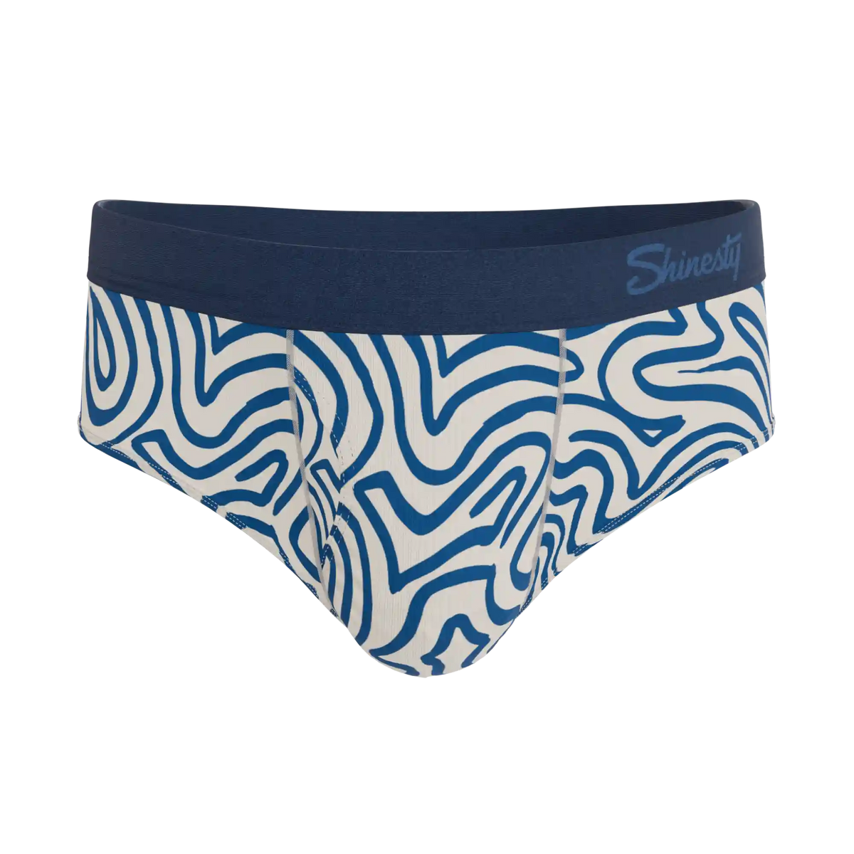 The Rio Grande | Abstract Navy Line Ball Hammock® Pouch Underwear Briefs