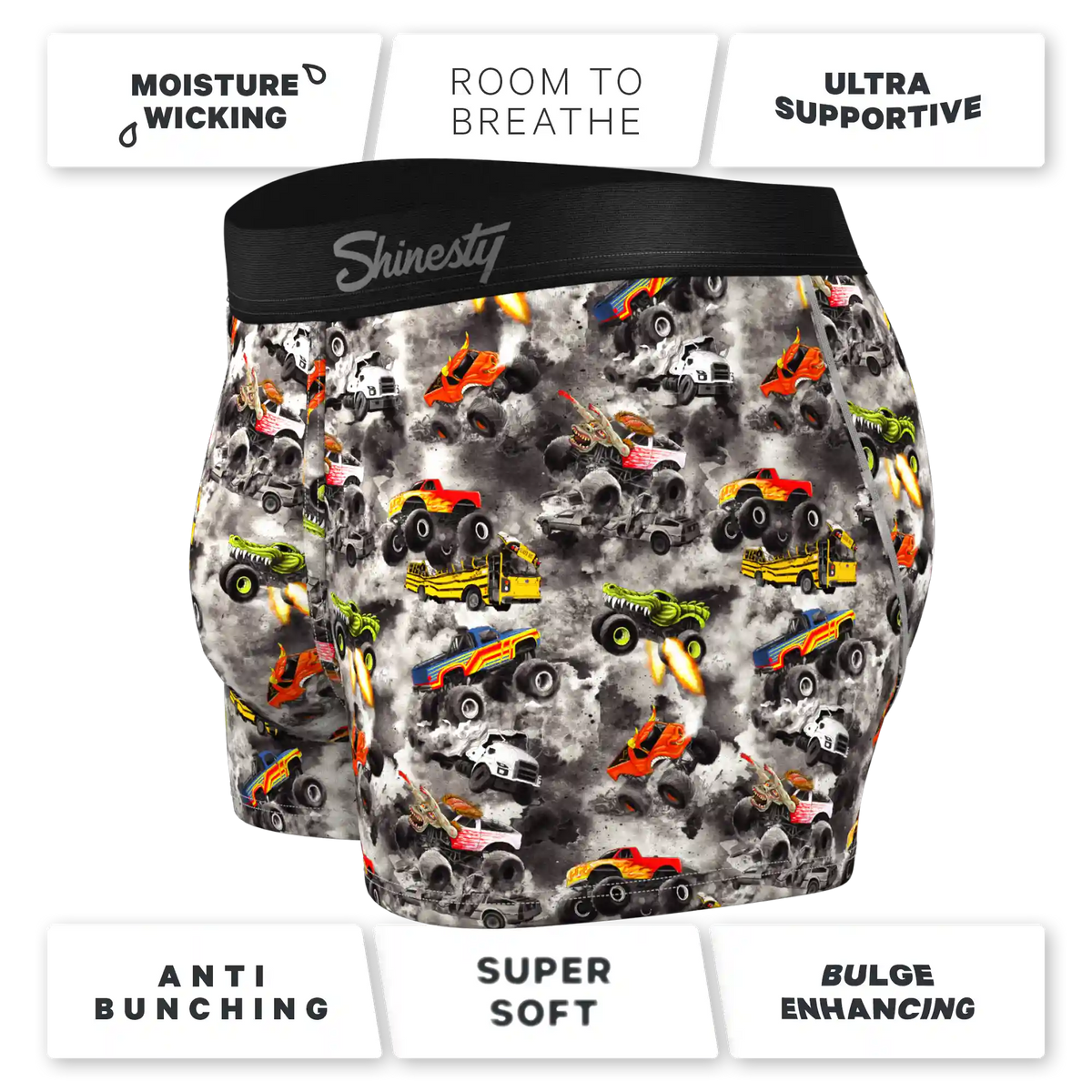 The Here Be Monsters | Monster Truck Ball Hammock® Pouch Trunks Underwear