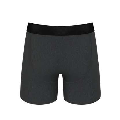 The Basalt | Heather Charcoal Ball Hammock® Pouch Underwear With Fly