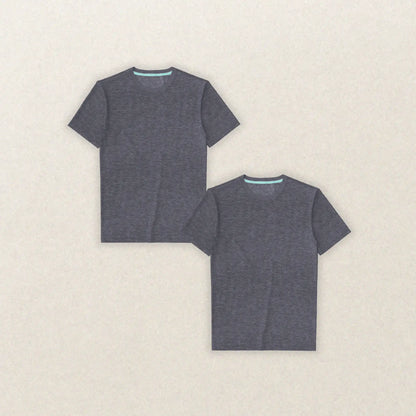 The Everyman™ Tee - Dark Heather Grey 2 Pack | Super Stupid-Soft™ Men’s Tee 2 Pack