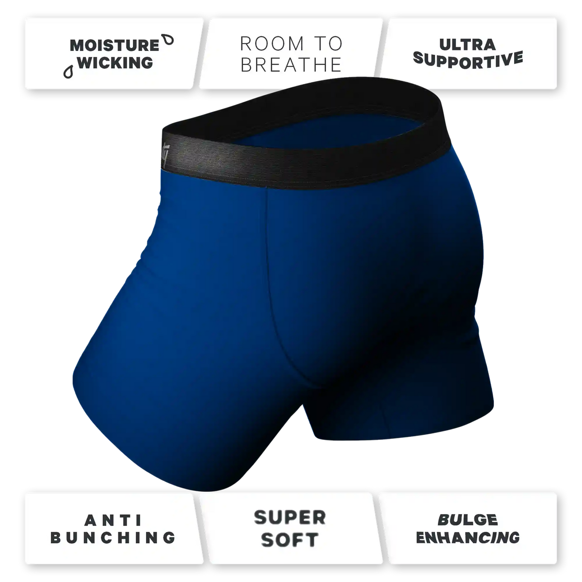The Blue Man Group | Ball Hammock® Pouch Underwear With Fly 5 Pack