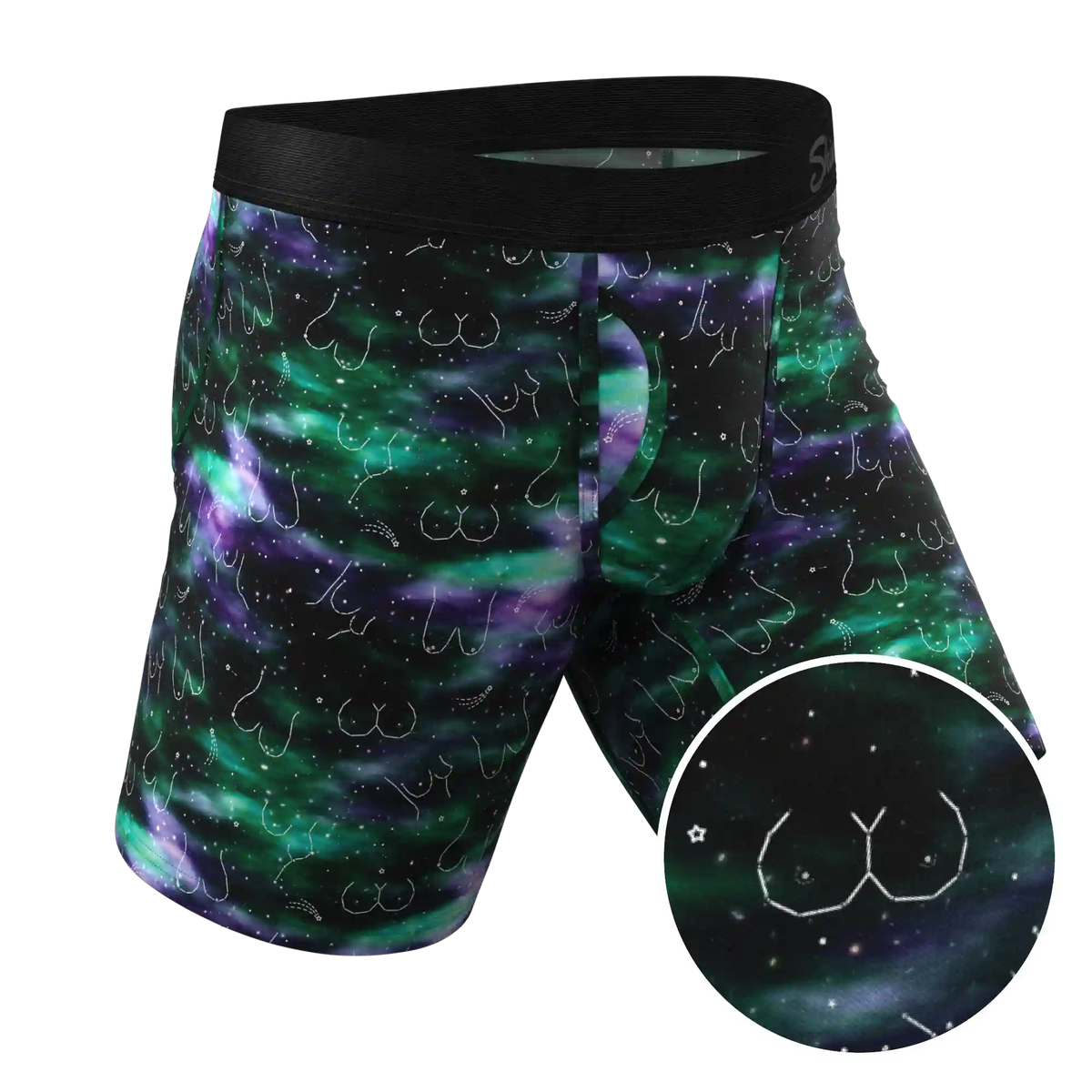 The Milky Way | Northern Lights Ball Hammock® Boxer - Long Leg