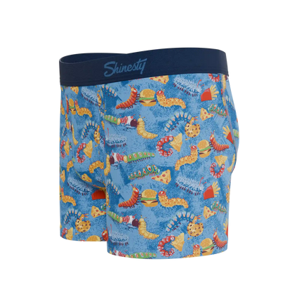 The Little Nibbles | Junk Food Caterpillars Youth Boxer Briefs