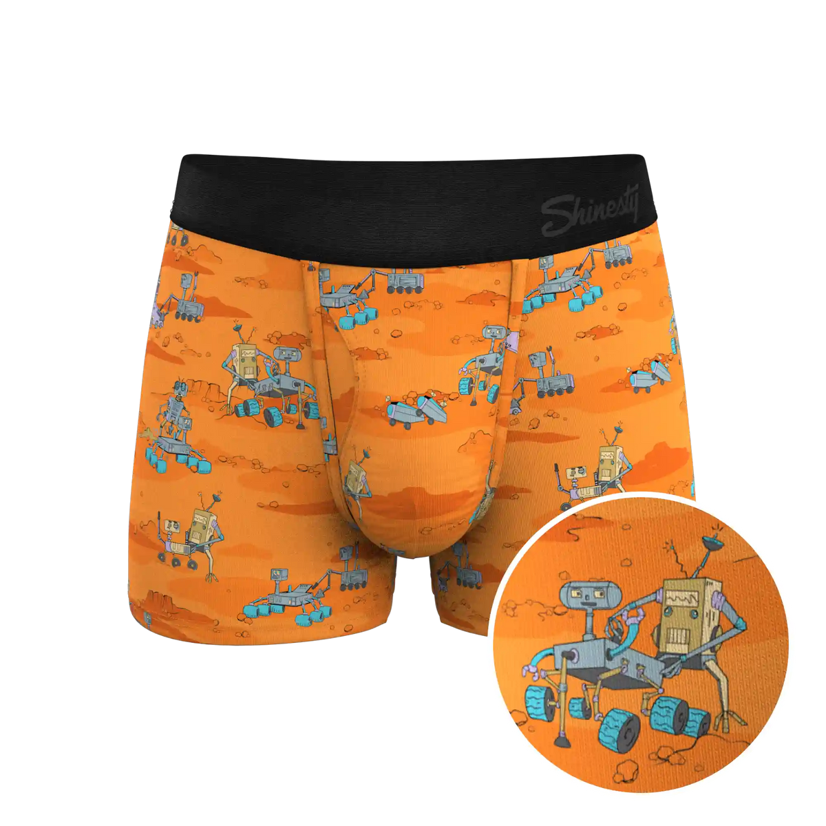 The Bend Rover | Space Robots Ball Hammock® Pouch Trunks Underwear