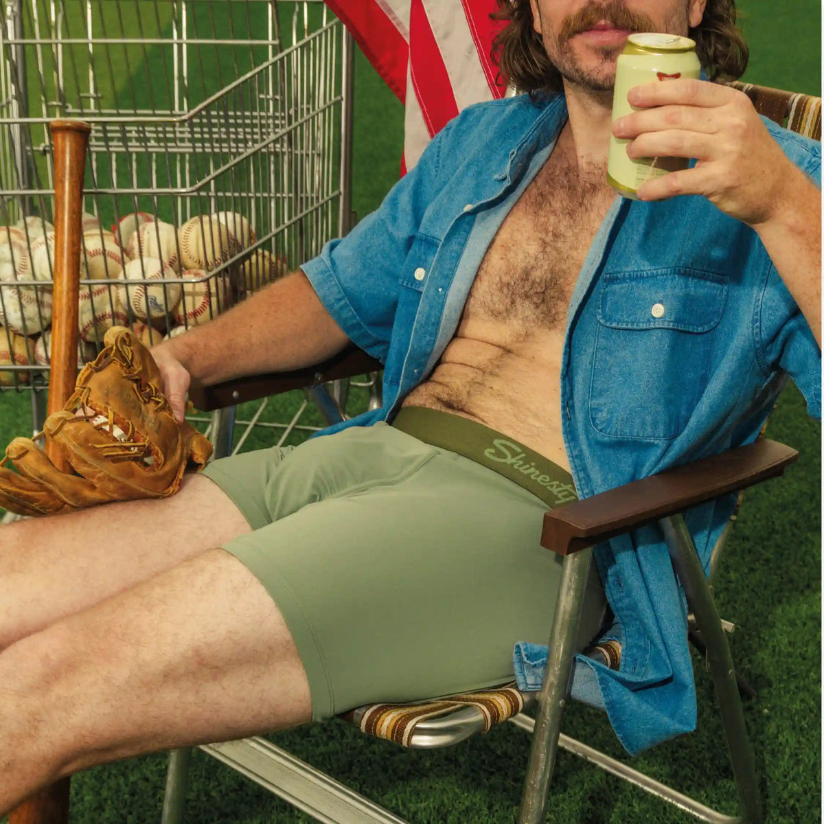 The Manzanilla | Olive Green paradICE™ Cooling Ball Hammock® Underwear