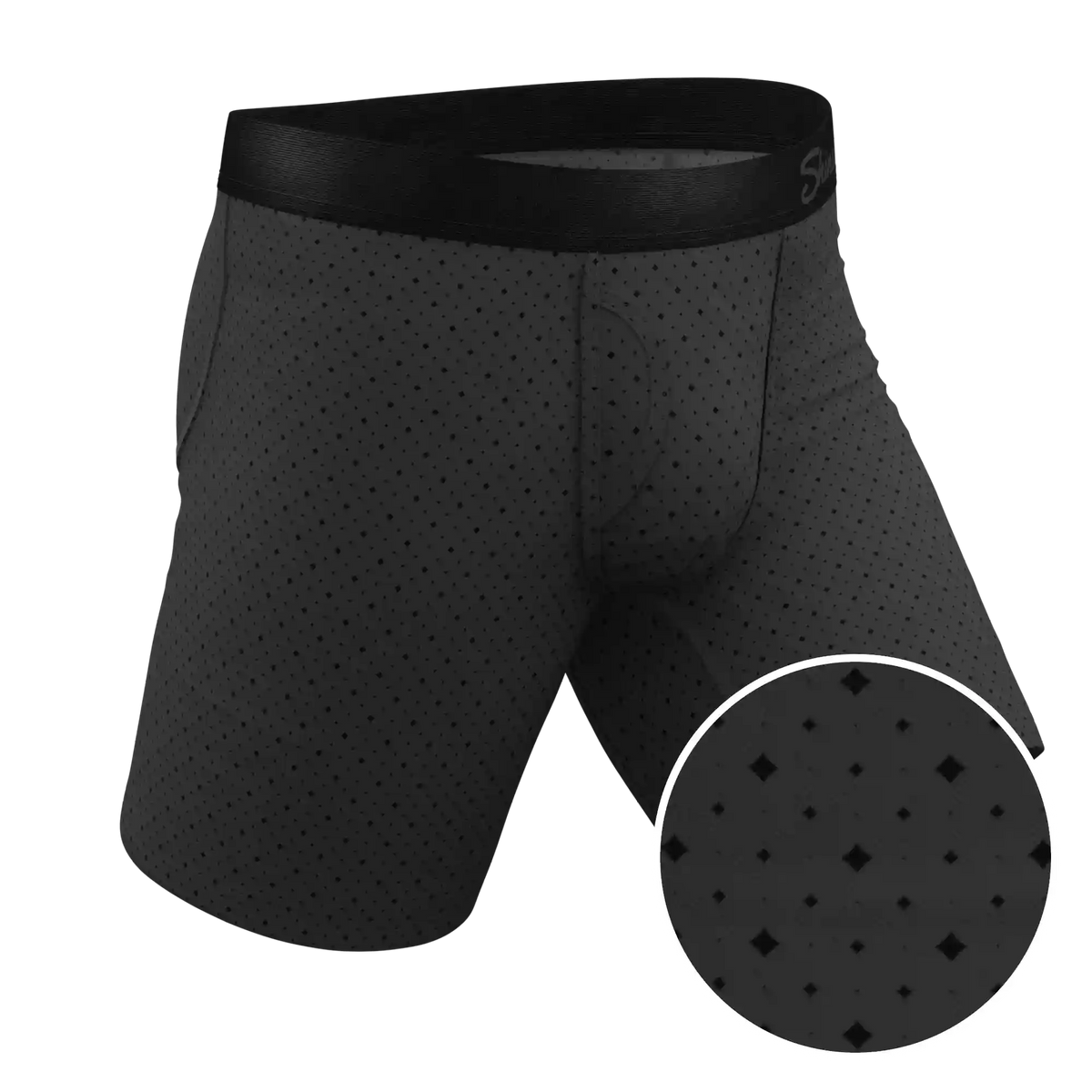 The Diamond Dog | Micro Diamonds Ball Hammock® Boxer - Long Leg