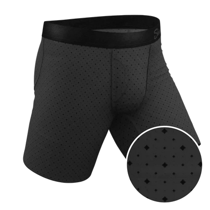 The Diamond Dog | Micro Diamonds Ball Hammock® Boxer - Long Leg