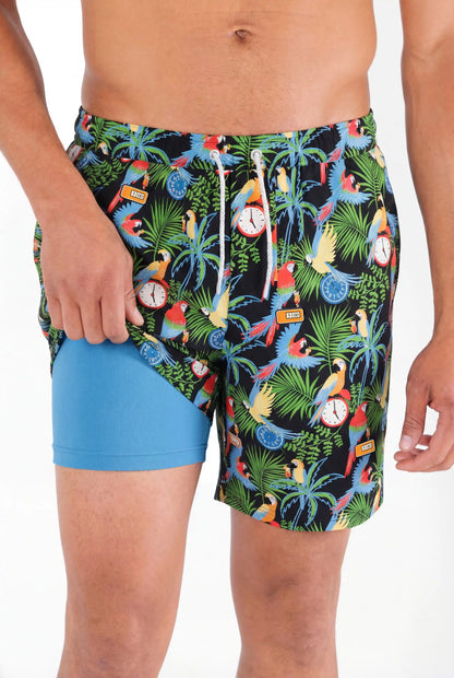 The 5 O'Clock Somewhere | Margaritaville® Ball Hammock® Pouch 8" Swim Trunks