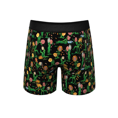 The Garden Of Breedin | Flower Print Ball Hammock® Pouch Underwear With Fly