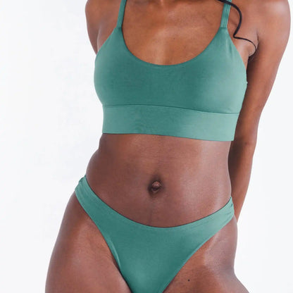 The Curacao | Teal MicroModal Thong