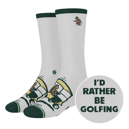 The Golpher | Golf Gopher Heel Hammock™ Crew Socks