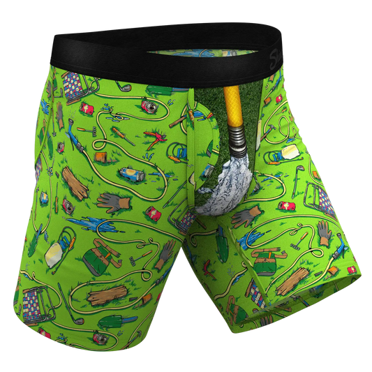 The Nice Piece Of Grass | Gardening Hose Ball Hammock® Boxer - Long Leg
