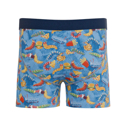 The Little Nibbles | Junk Food Caterpillars Youth Boxer Briefs