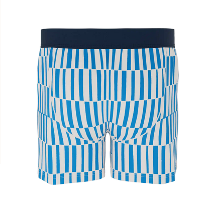 The Hamptons | Blue Mosaic Stripe Boxers