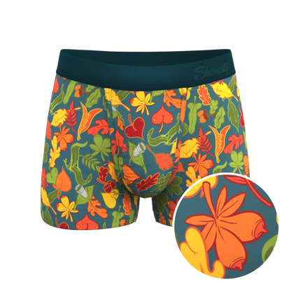 The Leaf Peeps | Naughty Leaves Ball Hammock® Pouch Trunks Underwear