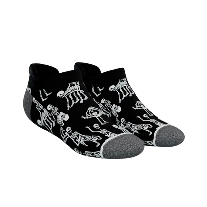 The Bare Back Bones | Skeletons Heel Hammock™ Ankle Socks