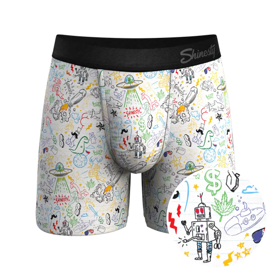 The Daily Detention | Doodle Ball Hammock® Pouch Underwear
