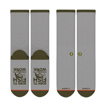 The Fishing Feet | Heel Hammock™ Crew Socks 6 Pack