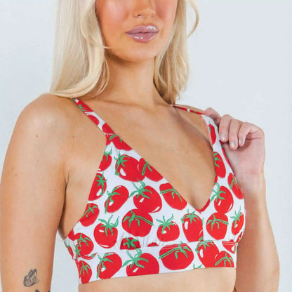 The Roma | Tomato Boob Hammock™ Plunge Bralette