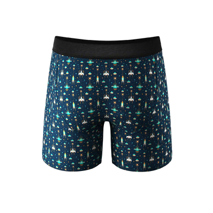 The Space Commando | Spaceship Ball Hammock® Pouch Underwear With Fly