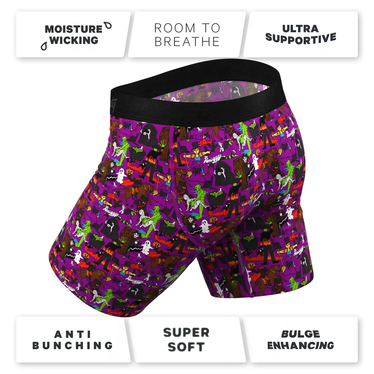 The Wet Nightmare | Halloween Characters Ball Hammock® Boxer - Long Leg