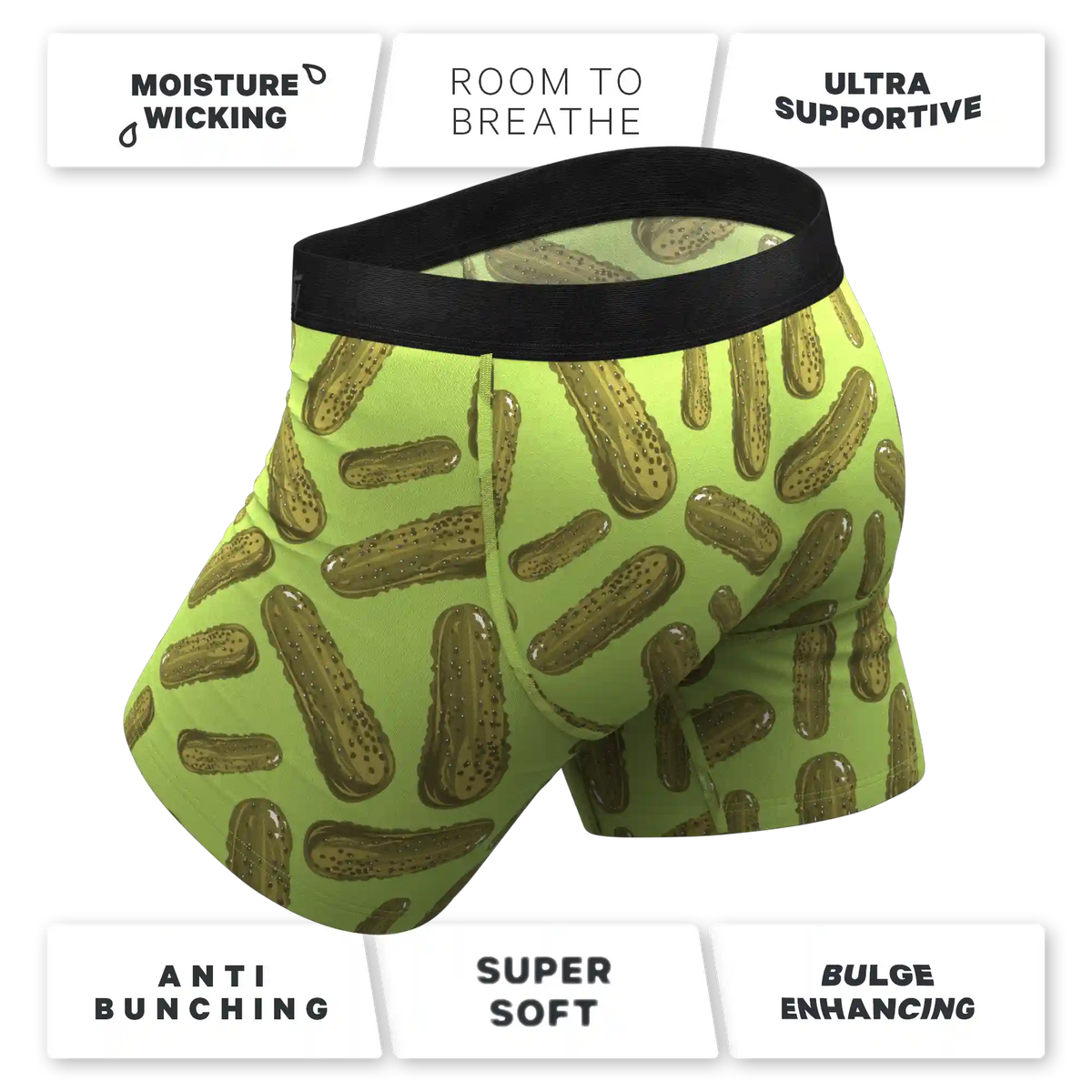 The Big Dill | Pickle Ball Hammock® Pouch Underwear With Fly