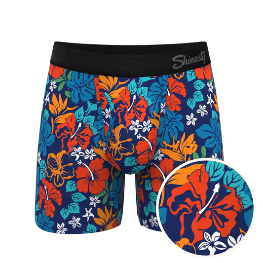 The Get Lei'd | Naughty Tropical Ball Hammock® Magnum Big Pouch Underwear