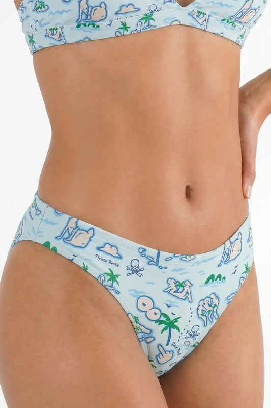The Pirate's Booty | Naughty Map Modal Bikini Underwear