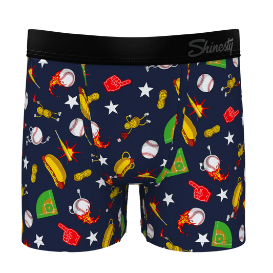The Hey Batter Batter | Baseball Youth Boxer Briefs