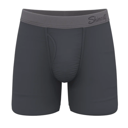 The Slate Expectations | Grey Tonal Ball Hammock® Pouch Underwear With Fly